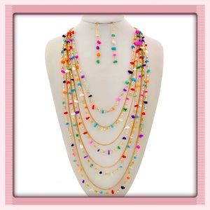 🪴Necklace Earrings Set